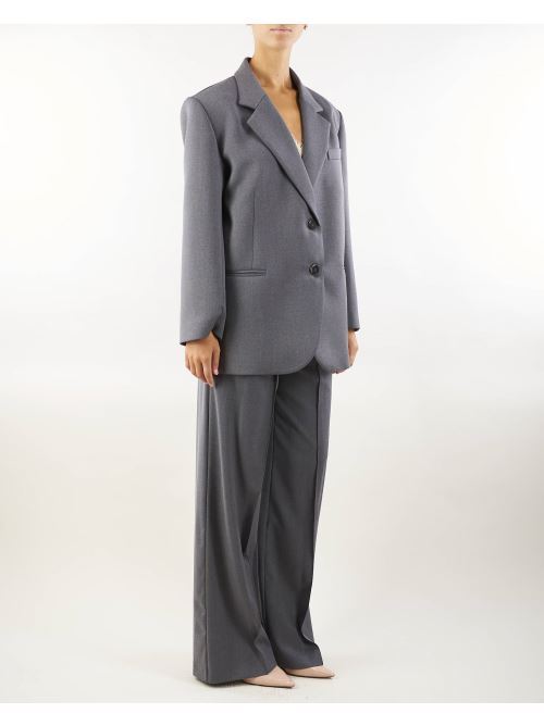 Wide leg trousers with double pences Simona Corsellini SIMONA CORSELLINI | Pants | PA01201TFLP0001652